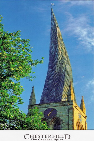 L'église Sainte Marie au Clocher Tors de nos amis de Chesterfield L'église Sainte Marie au Clocher Tors de nos amis de Chesterfield